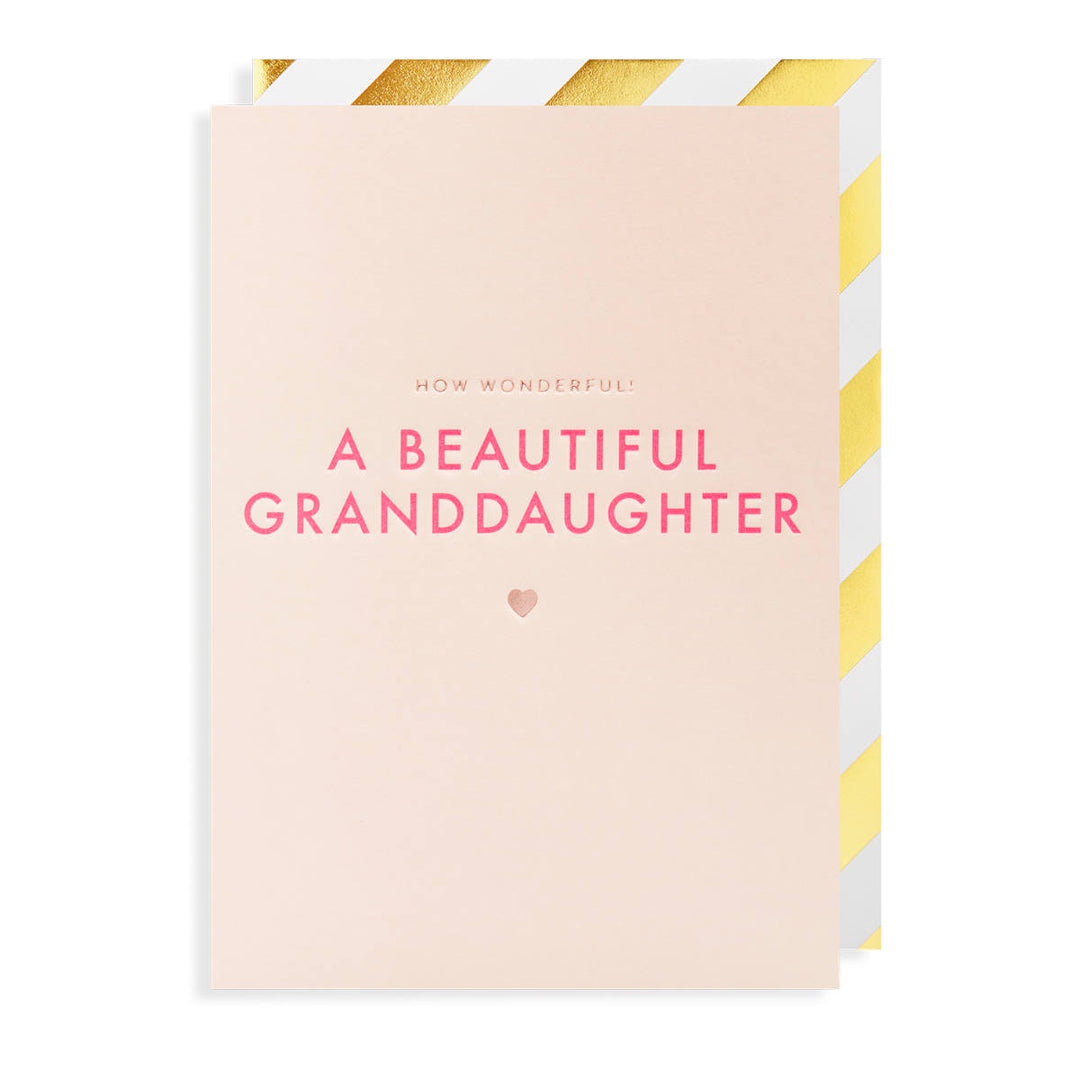 Postco Card - A Beautiful Granddaughter