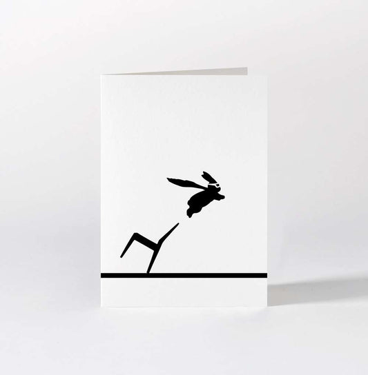 HamMade Bunny Card - Superhero Rabbit