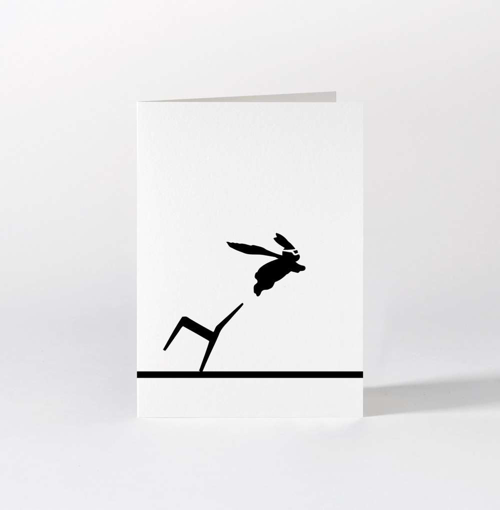 HamMade Card - Superhero Rabbit