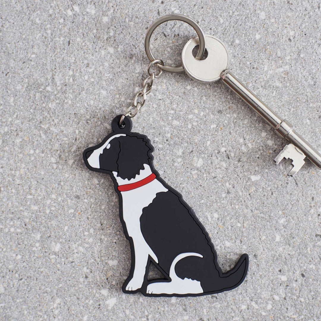 Keyring - Black Springer Spaniel