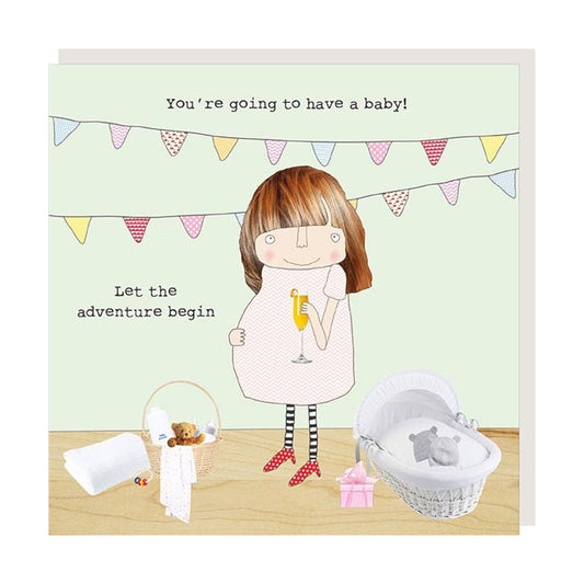 Baby Card - Adventure - Rosie Made a Thing