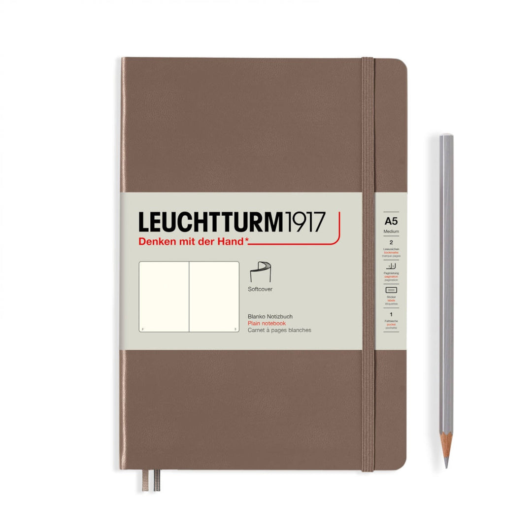 Leuchtturm Softcover Notebook - Warm Earth, Blank, A5