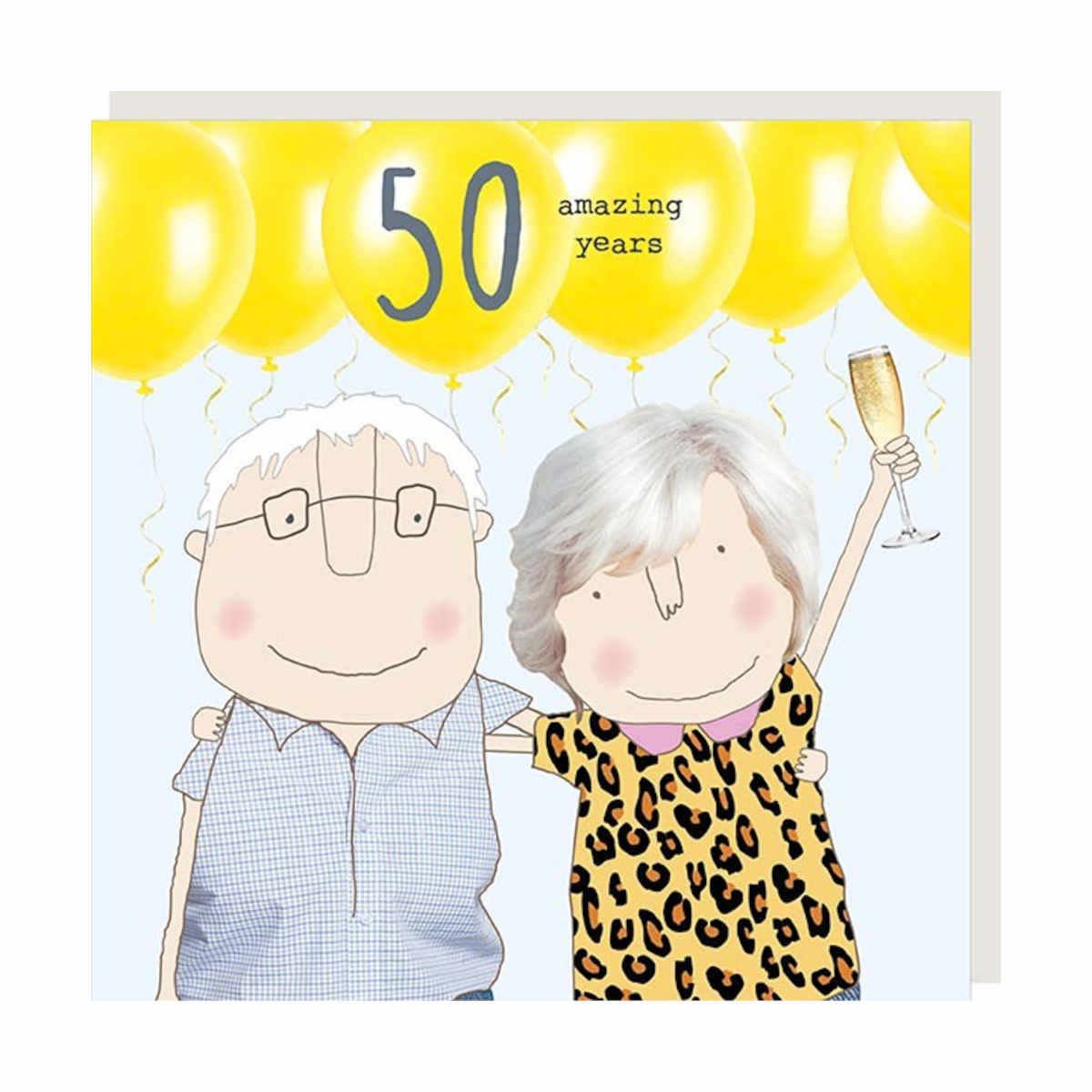 Anniversary Card - Anniversary 50th - Rosie Made a Thing