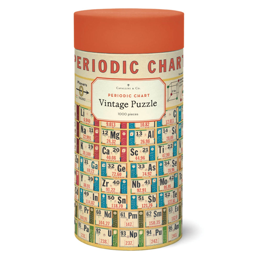 Cavallini & Co. 1000 Piece Puzzle - Periodic Chart