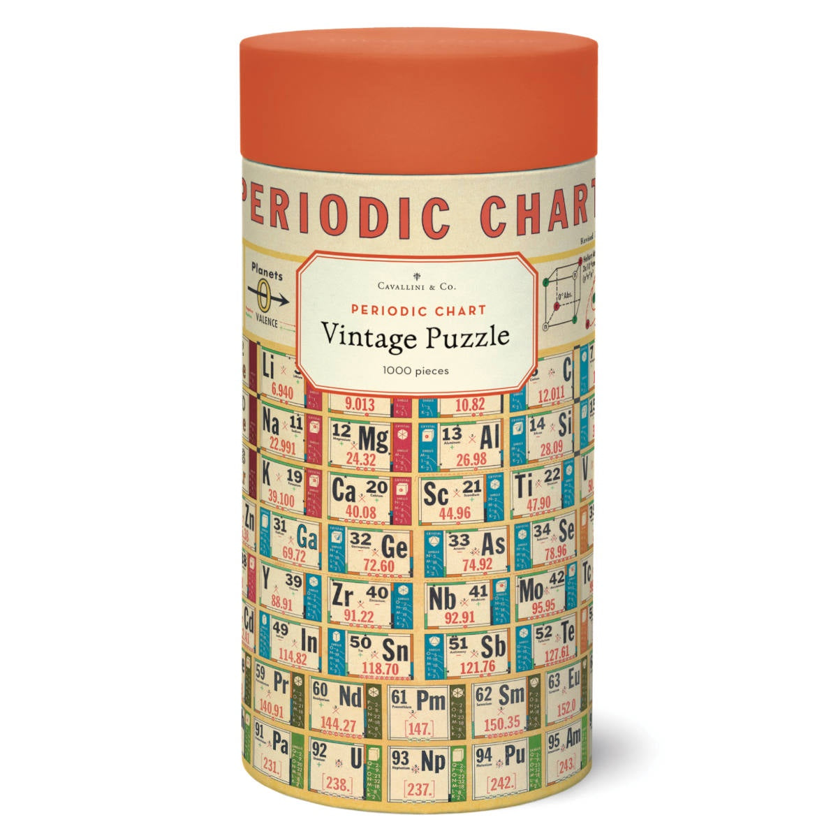 Cavallini & Co. 1000 Piece Puzzle - Periodic Chart