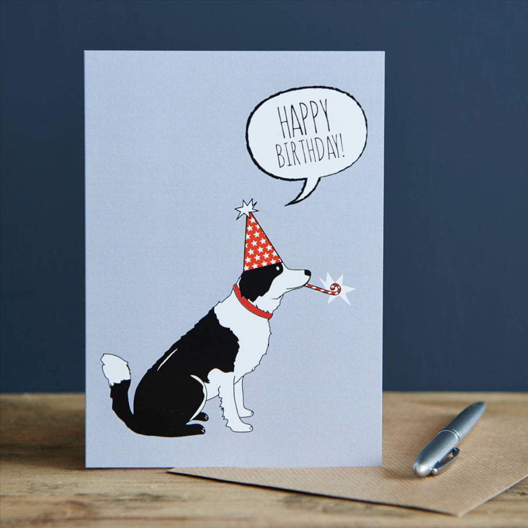 Card - Border Collie Happy Birthday