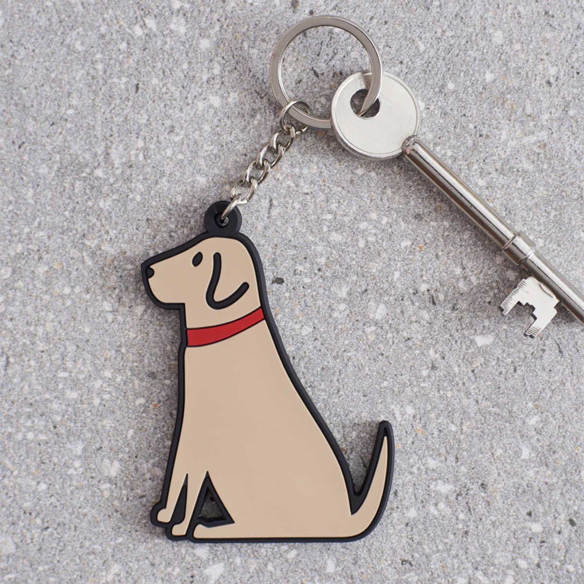 Sweet William Keyring - Yellow Labrador