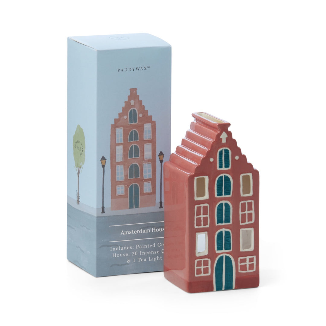 Paddywax: Amsterdam House Incense & Tea Light Holder