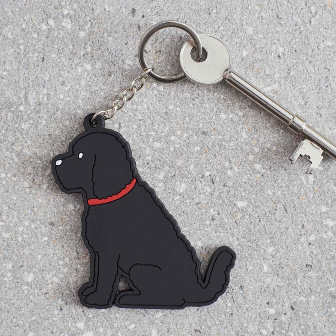 Keyring - Black Cockapoo/Labradoodle