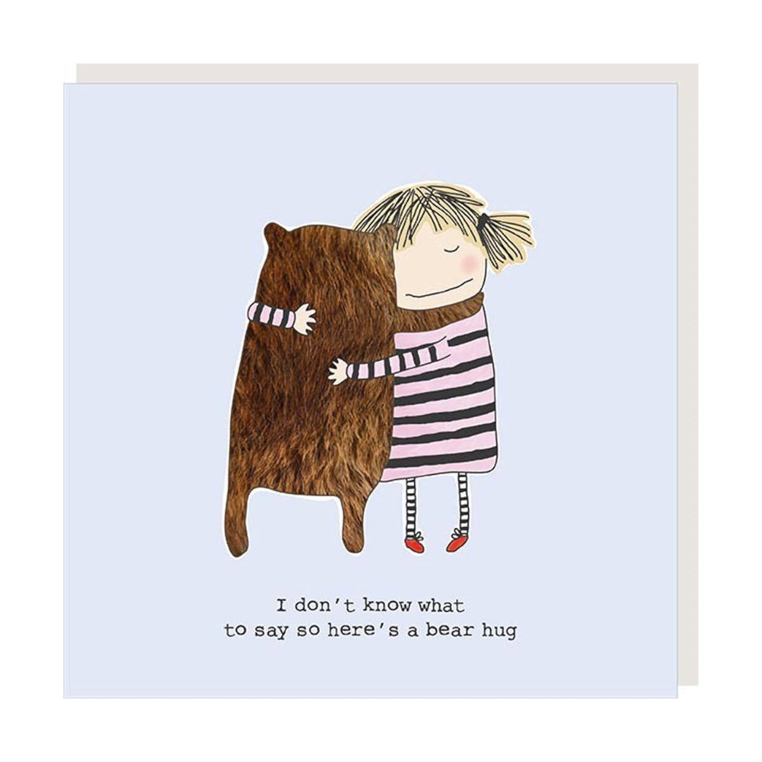 Rosie Made A Thing Card - Bear Hug
