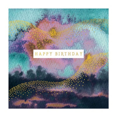 Birthday Card - Watercolour - The Art File