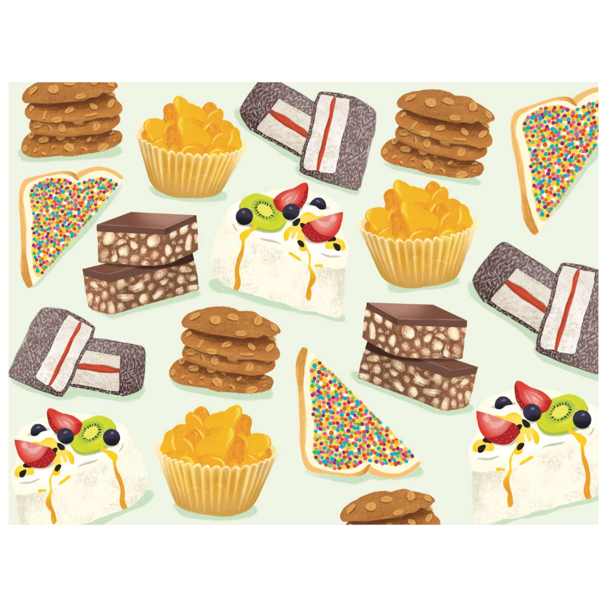 Paper Placemats - Aussie Party Food