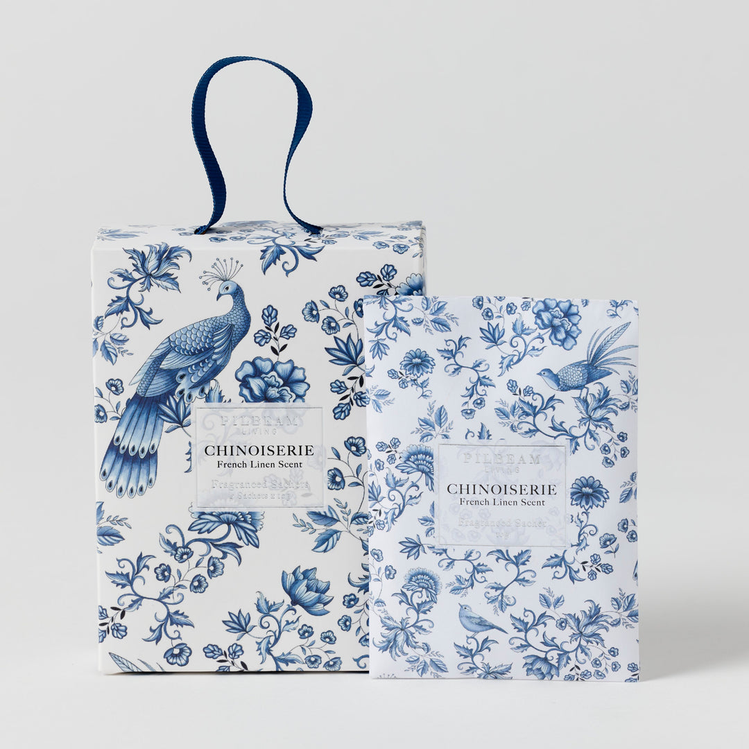 Mini Scented Sachets - Chinoiserie - French Linen