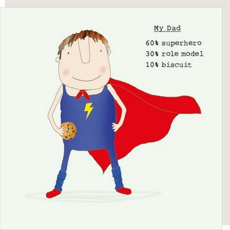 Rosie Made A Thing Card - Superdad - Father's Day