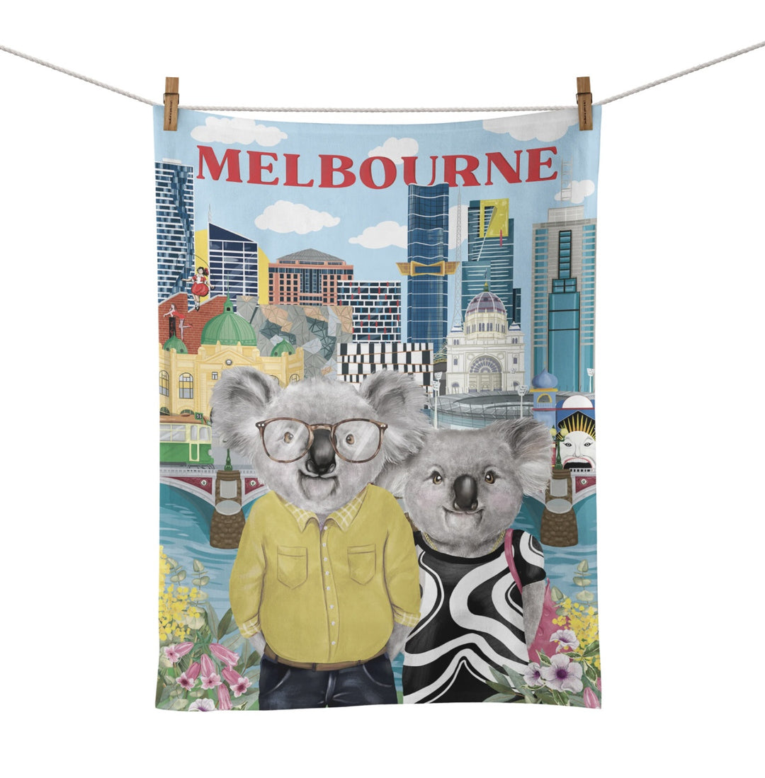 Tea Towel - Happy Days Melbourne