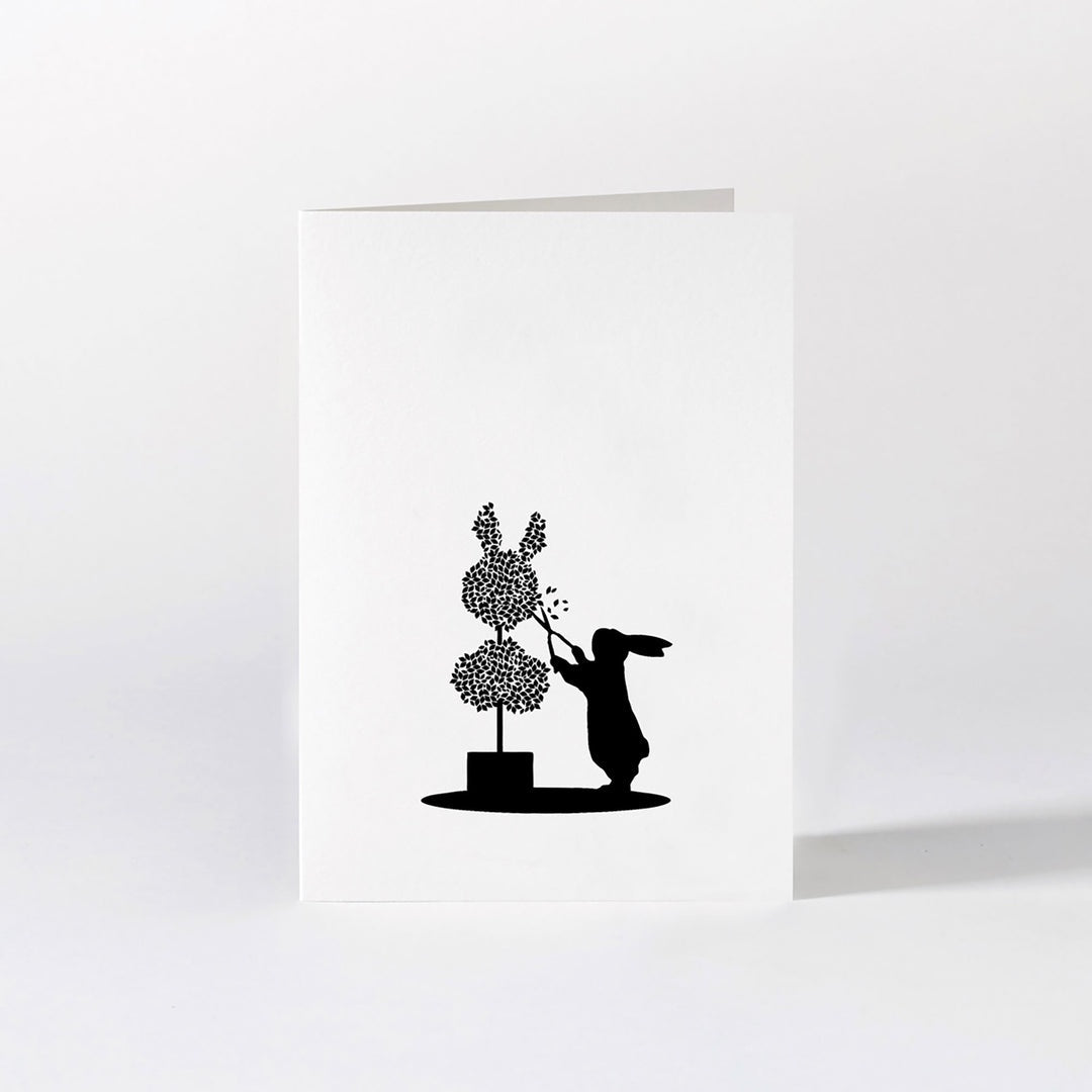 HamMade Card - Topiary Rabbit