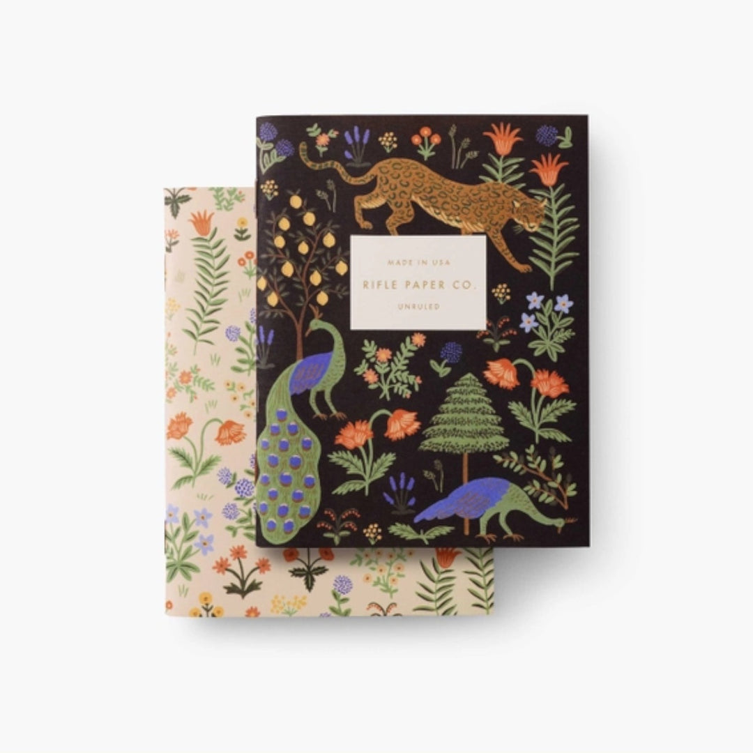 Stitched Pocket Notebooks - Pack Of 2 - Menagerie