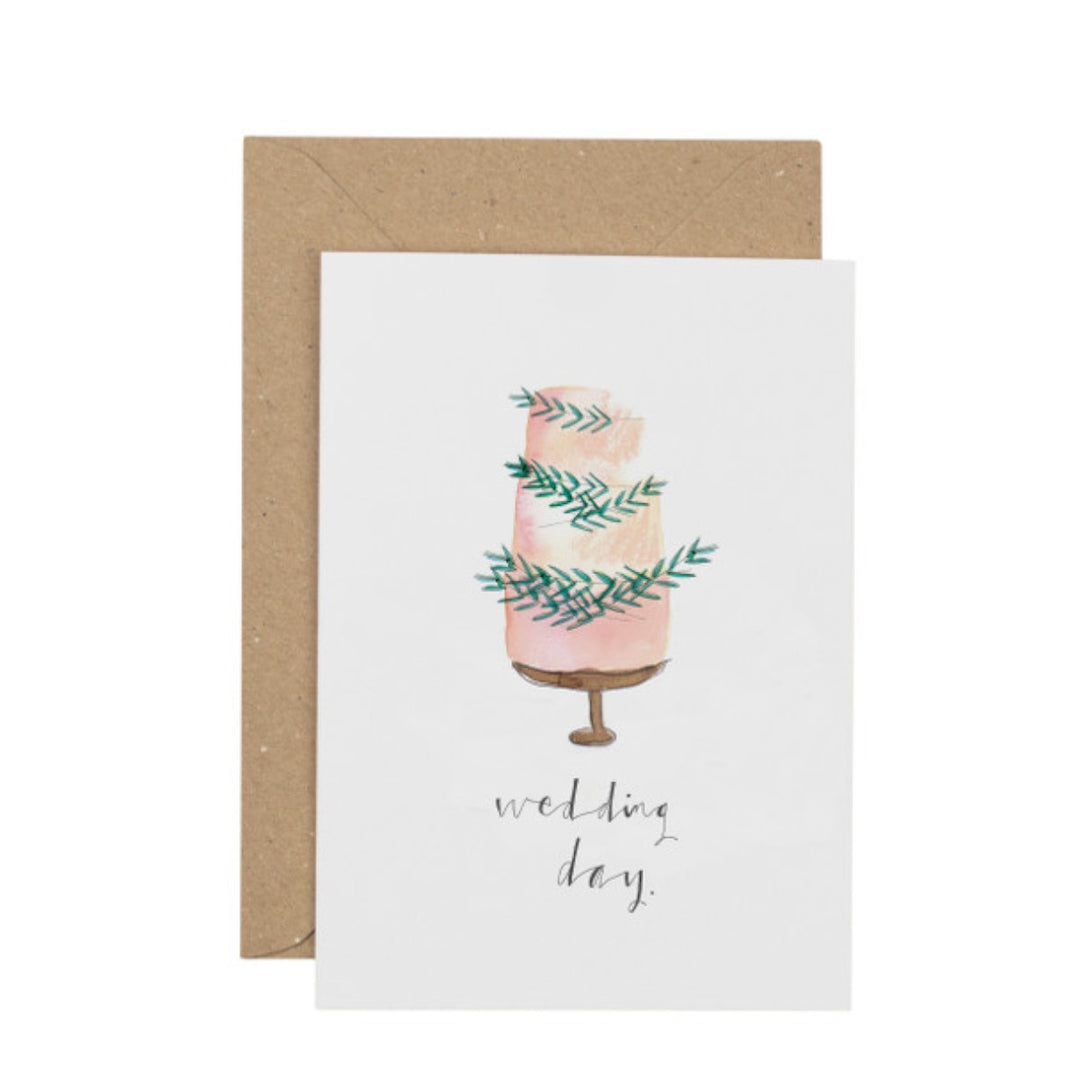 Plewsy Card - Wedding Day Cake