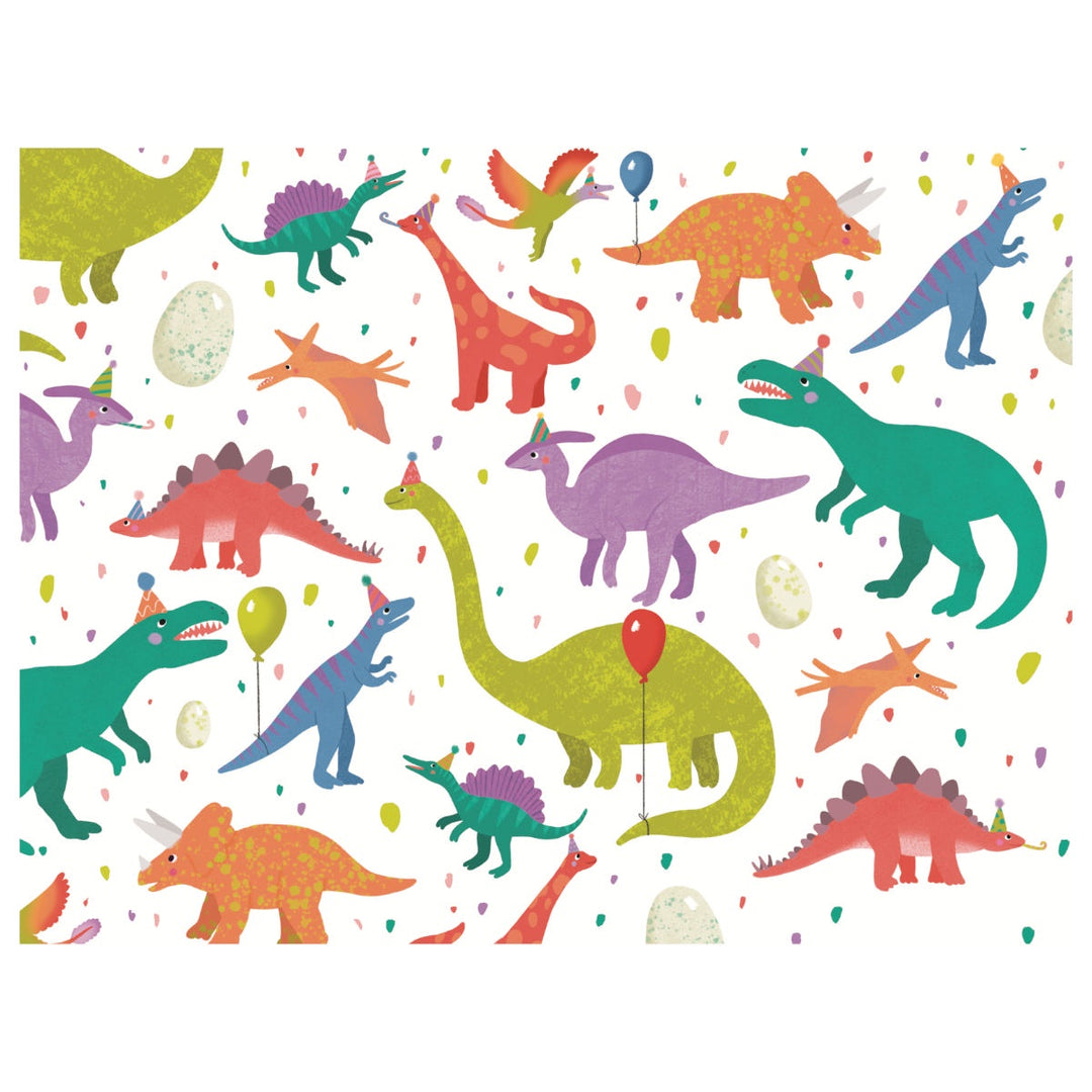 Paper Placemats - Party Dinosaurs