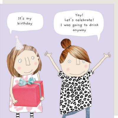 Rosie Made A Thing Card - Celebrate