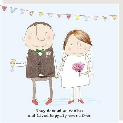 Wedding Card - Dance On Tables - Rosie Made a Thing