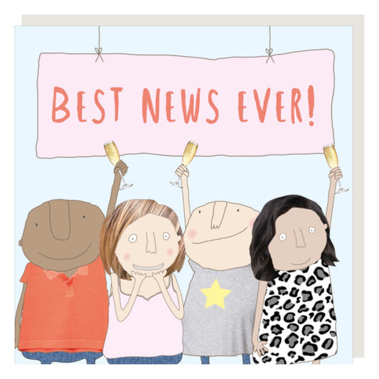 Congratulations Card - Best News Ever - Rosie Made a Thing
