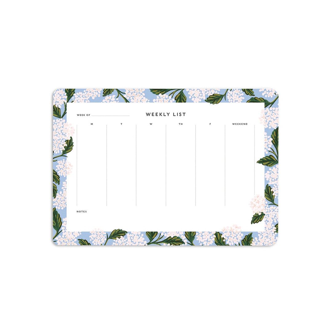 Weekly Deskpad - Hydrangea