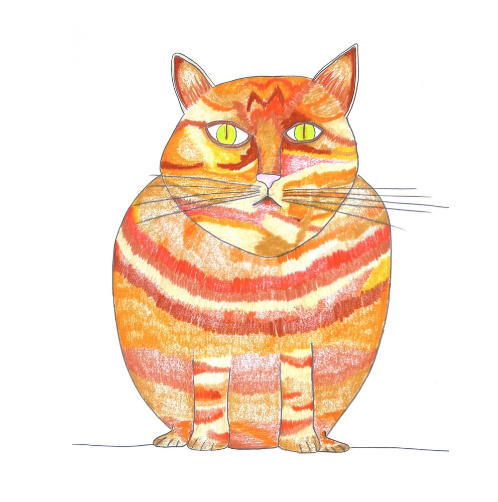 Cat Cat Series Card - Malcolm