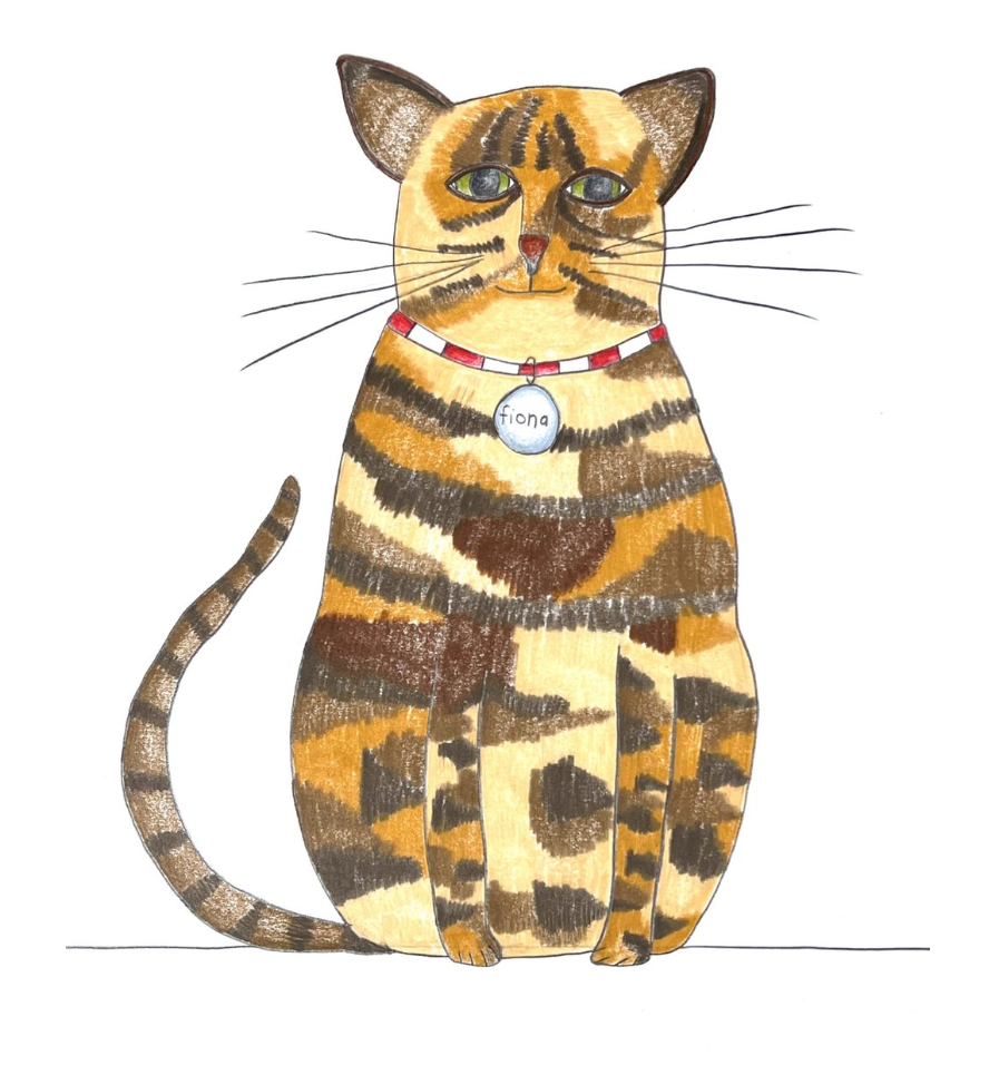 Cat Cat Series Card - Fiona