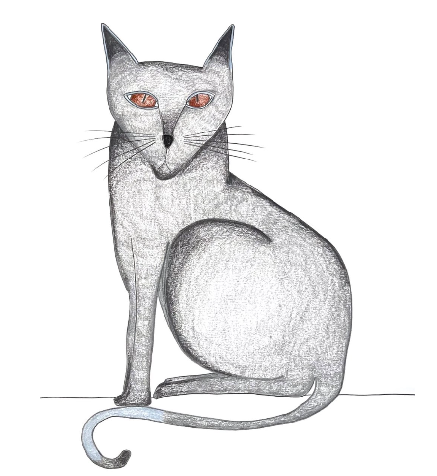 Cat Cat Series Card - Sylvia