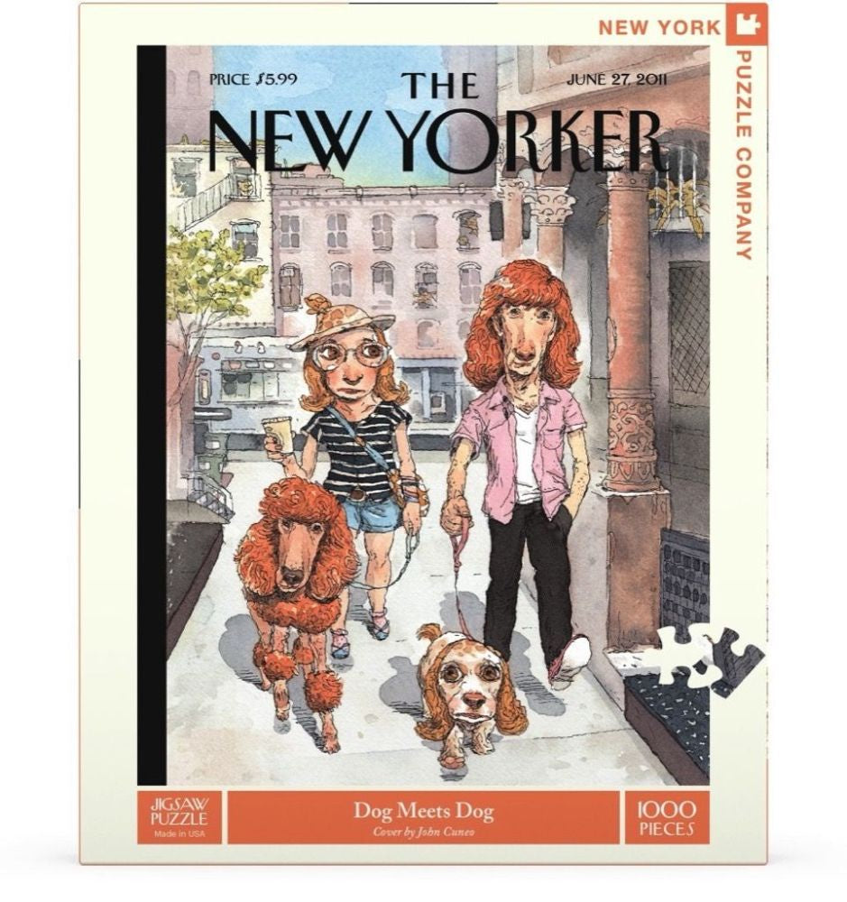 New Yorker 1000 Piece Puzzle - Dog Meets Dog