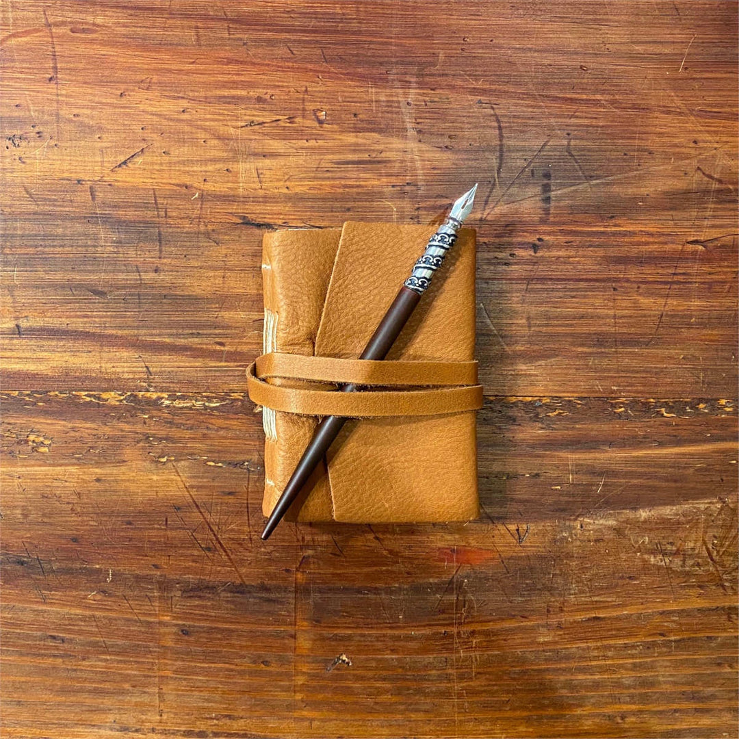 Medioevo Leather Journal - Tan Small