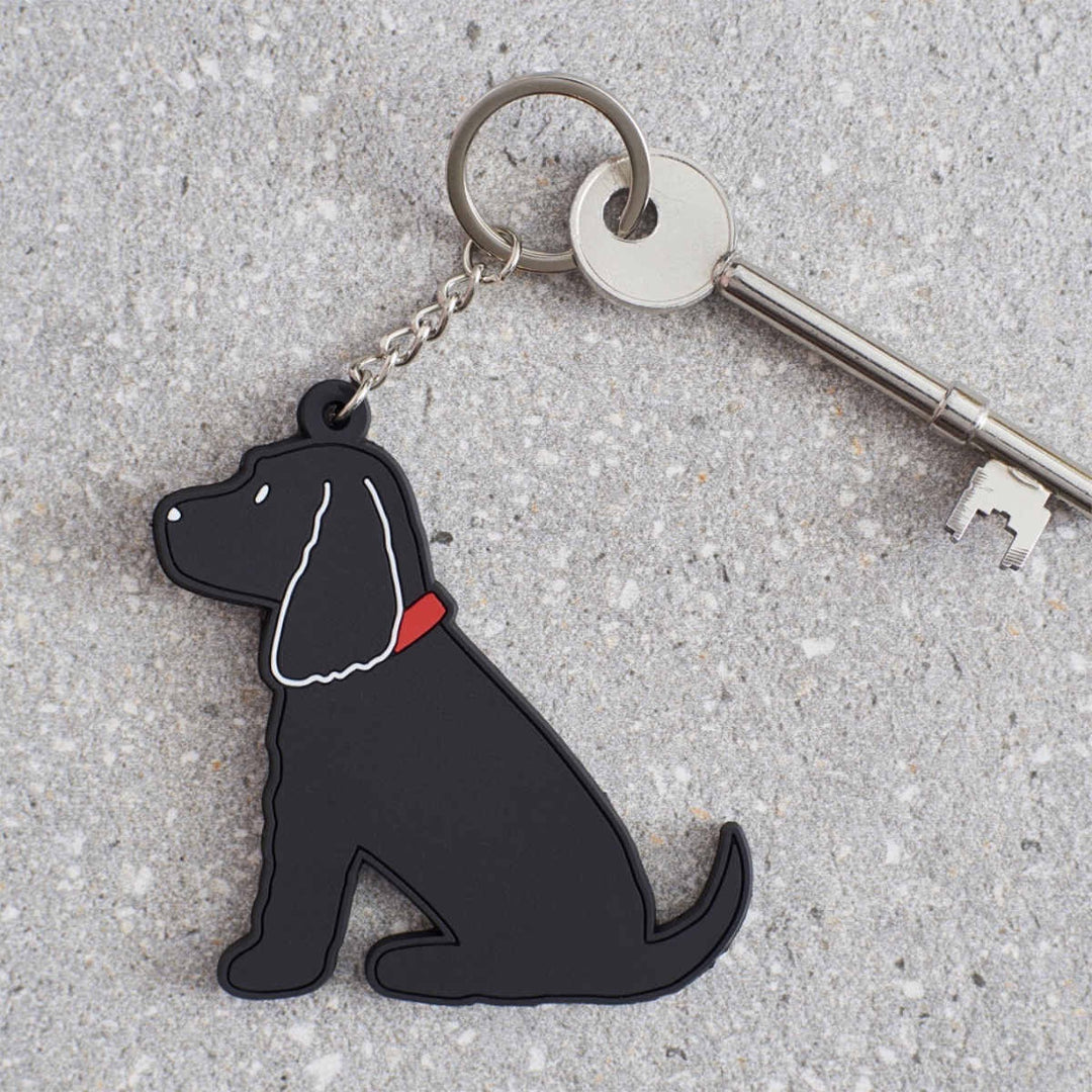 Keyring - Black Cocker Spaniel