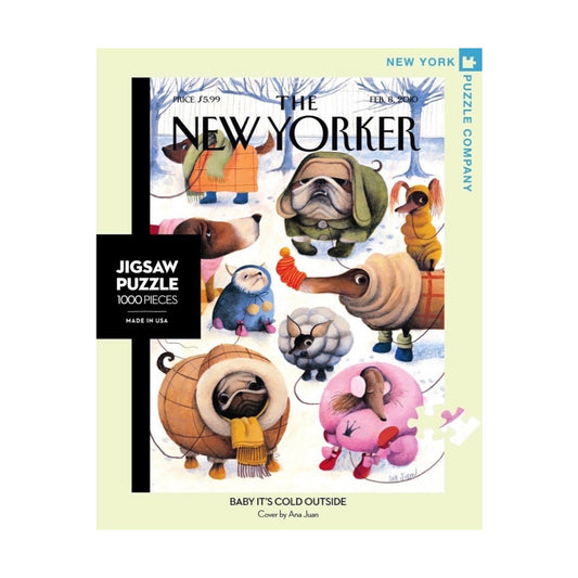 New Yorker 1000 Piece Puzzle - Baby Its Cold Outside