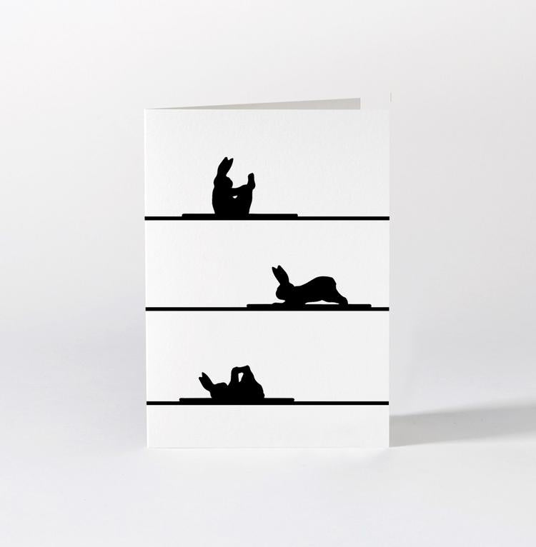 HamMade Card - Pilates Rabbit