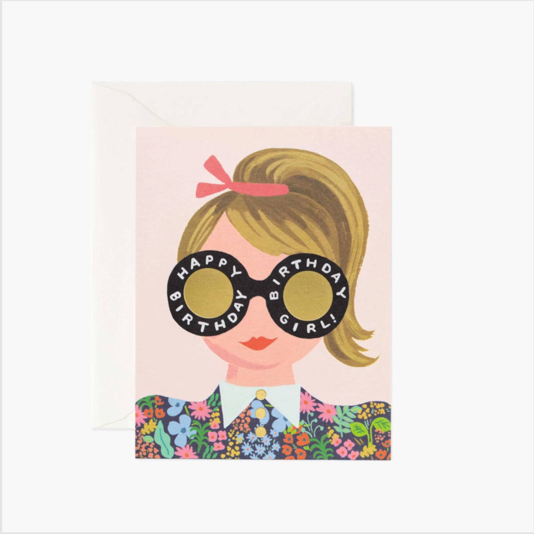 Card - Meadow Girl Birthday