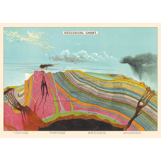 Cavallini & Co Poster - Geological Chart