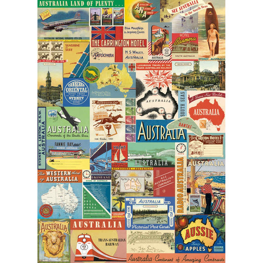 Cavallini & Co Poster - Australia Collage 2