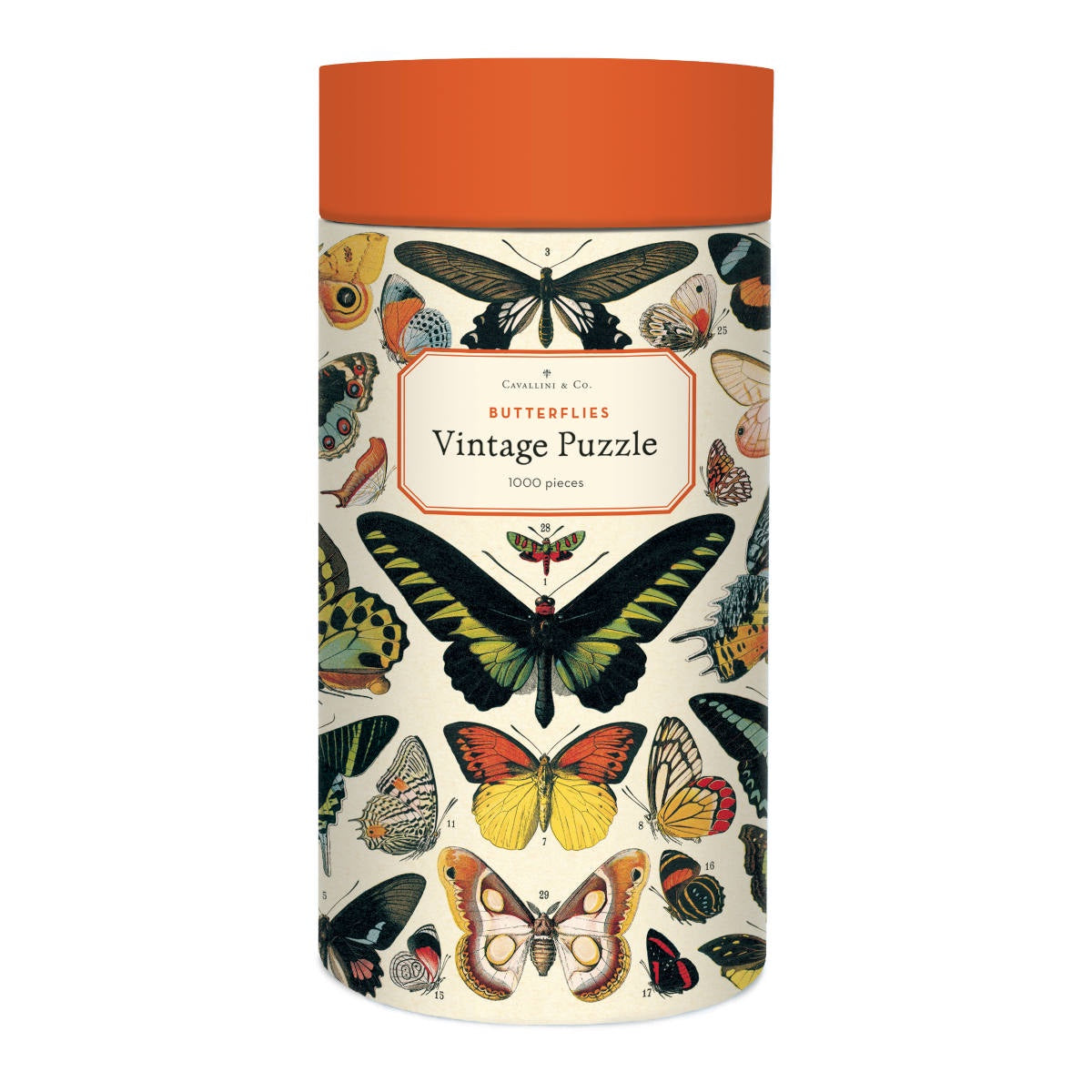 Cavallini & Co. 1000 Piece Puzzle - Butterflies – Paper Republic