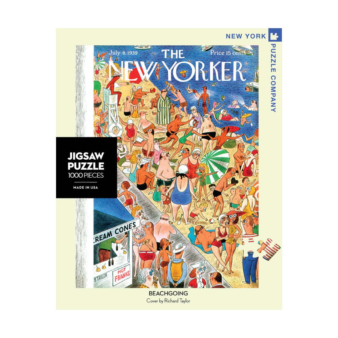 New Yorker 1000 Piece Puzzle - Beach Going