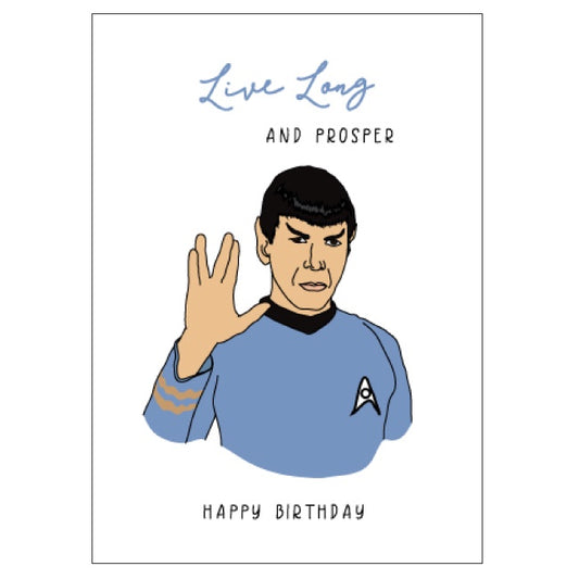 Birthday Card - Star Trek - Candle Bark Creations