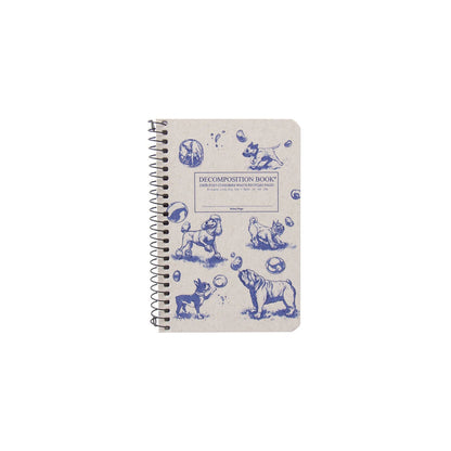 Decomposition Book - Pocket Spiral Notebook - Ruled - Dogs and Bubbles