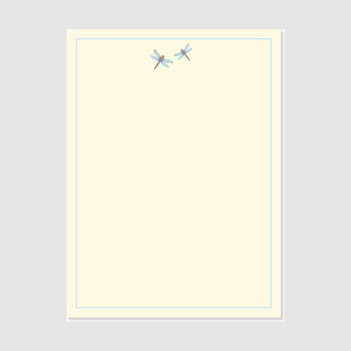 Boxed Stationery Set - Blue Dragonflies - Peter Pauper Press