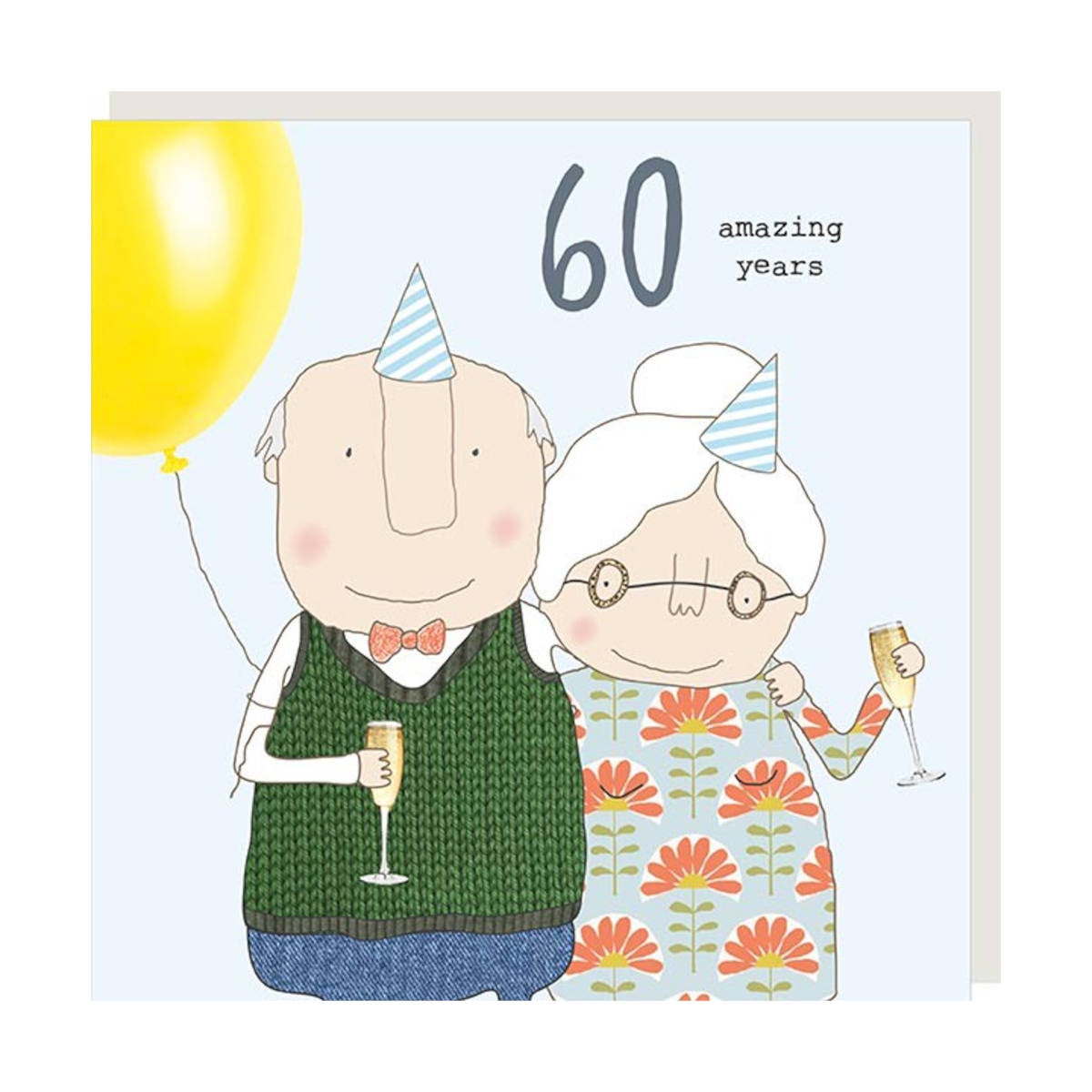 Anniversary Card - Anniversary 60th -Rosie Made a Thing
