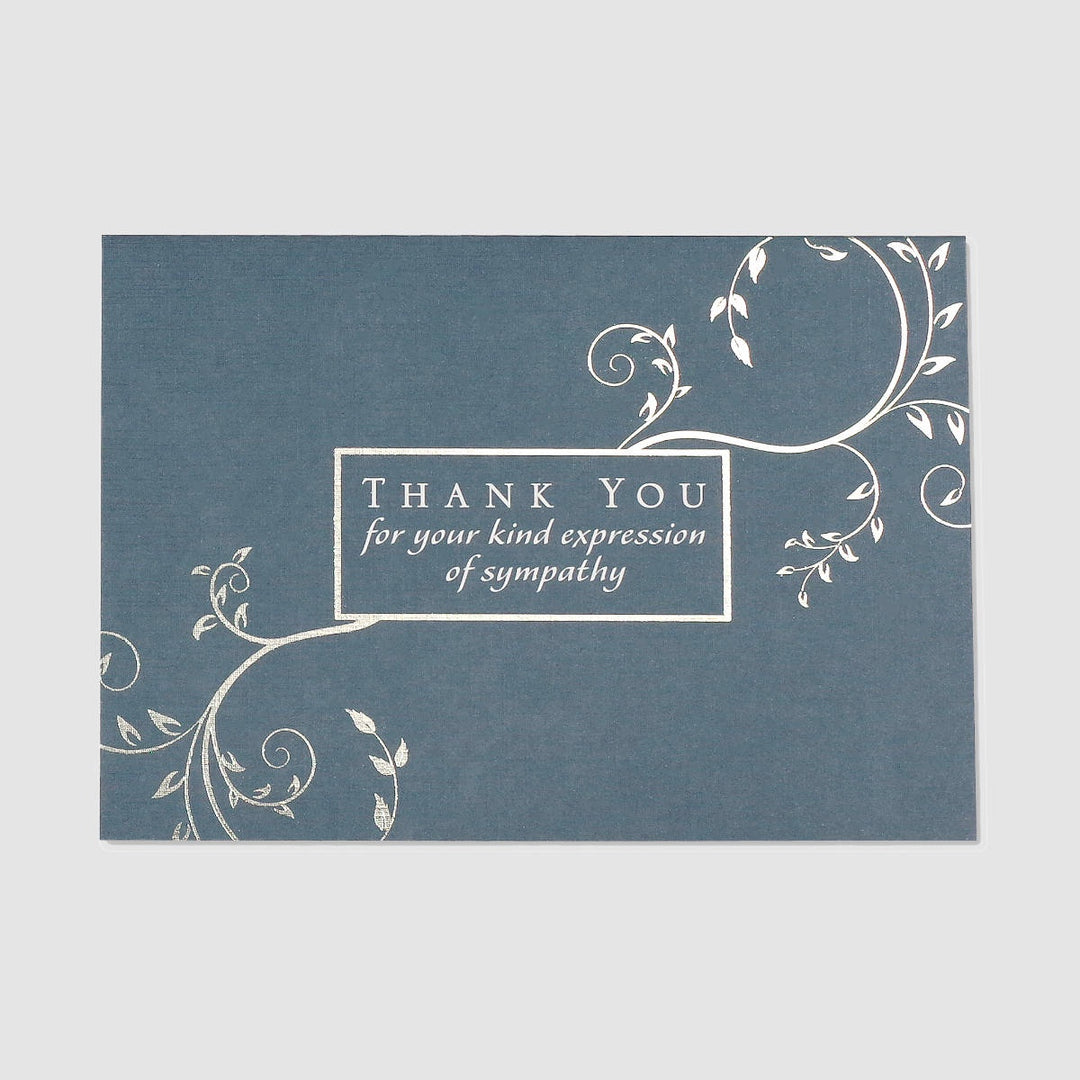 Boxed Thank You Note Cards - Condolence
