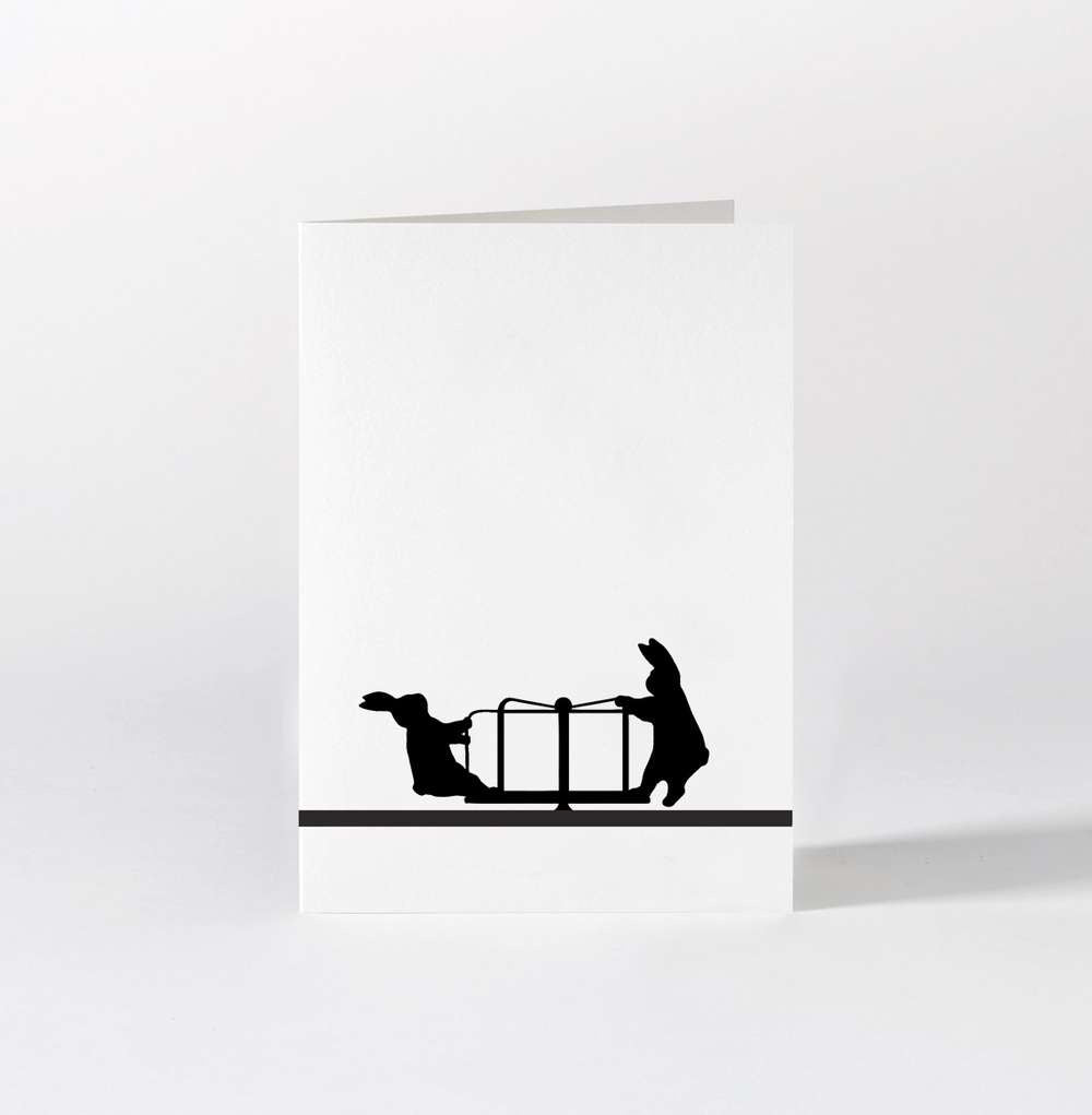 HamMade Card - Roundabout Rabbit