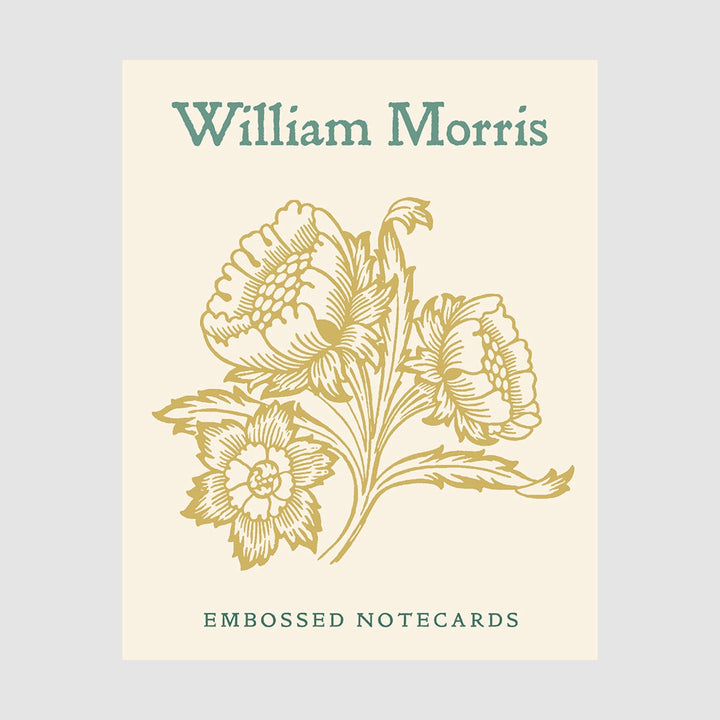 Boxed Notecard Set - Embossed William Morris
