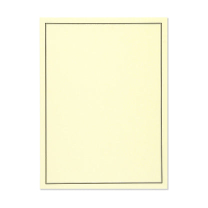 Boxed Stationery Set - Black & Cream - Peter Pauper Press