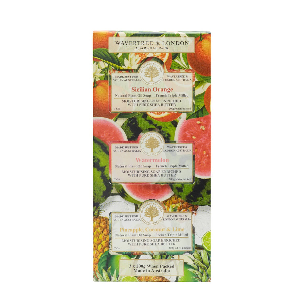 Wavertree & London Soap Trio - Fruit