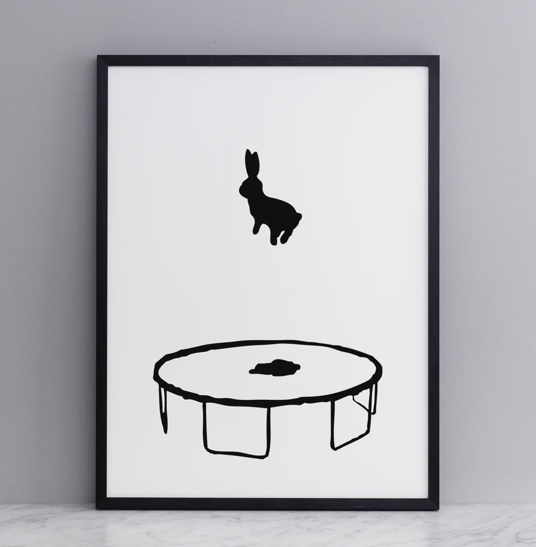 Ham Print (Unframed) - Bouncing Rabbit